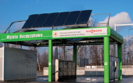 myjnia wspomagana kolektorami